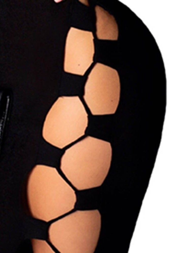 Vestido Feminino Sem Mangas Com Renda Média Na Panturrilha