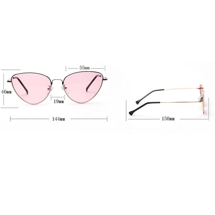 Óculos De Sol De Acrílico Cat Eye Femininos