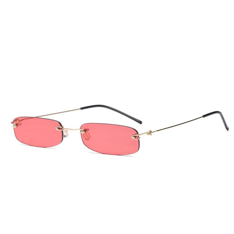 Óculos De Sol Anti Uv Sem Aros Femininos