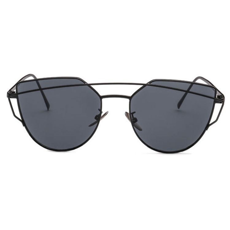 Óculos De Sol Da Moda Feminino Cat Eye Reflect Light