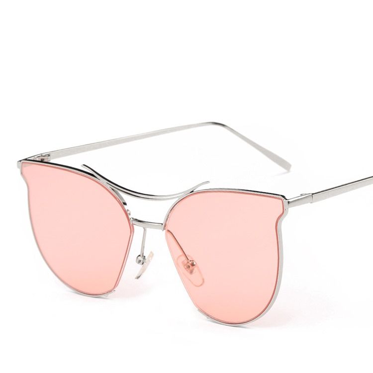 Óculos De Sol Femininos Com Lentes De Metal