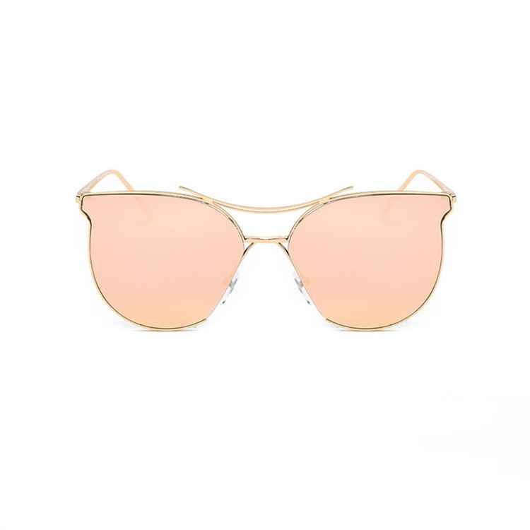 Óculos De Sol Femininos Com Lentes De Metal