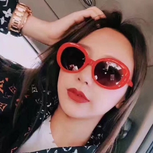Óculos De Sol Ovais De Resina Novo Estilo 2018 Feminino