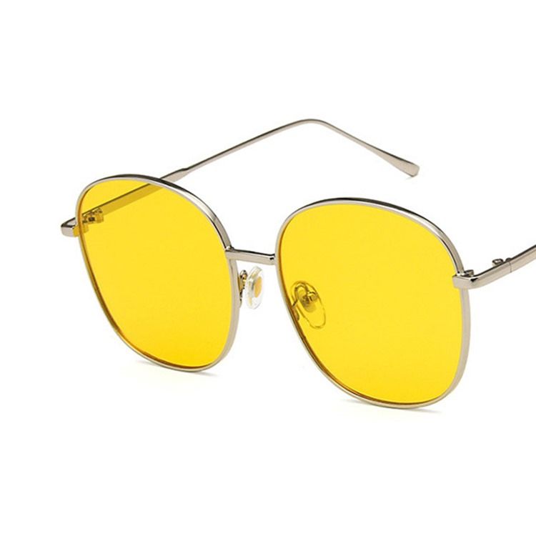Óculos De Sol Redondos De Resina Vintage Para Mulheres