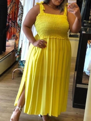 Dividir Sem Mangas Até O Chão Bodycon Outono Vestido Feminino