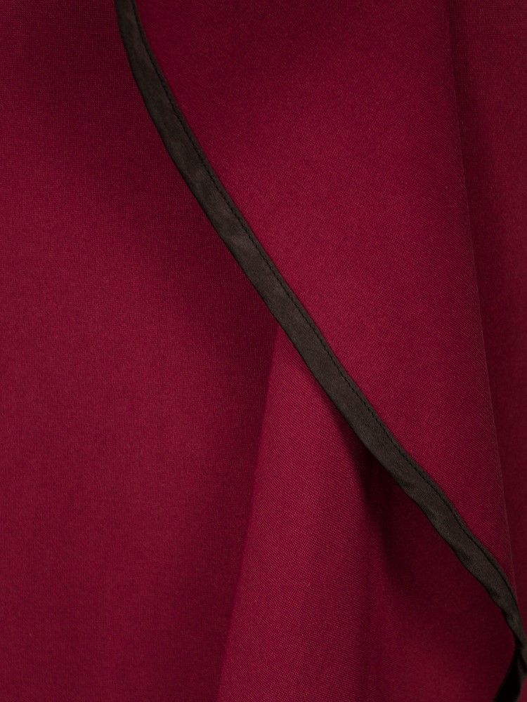 Vestido Feminino Oblíquo Colla Com Babados Maxi Assimétrico