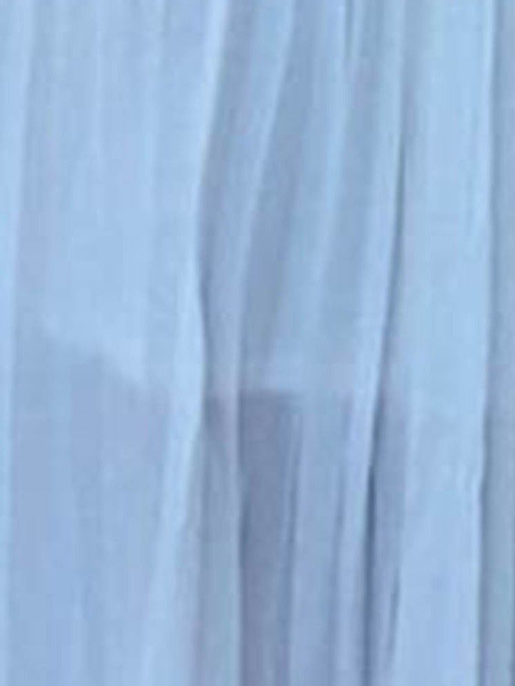 Vestido Feminino Sem Mangas Pregueado Na Altura Do Tornozelo Frente Única Casual