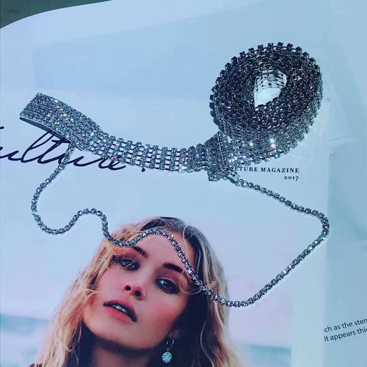 Cinto De Metal Strass Da Moda