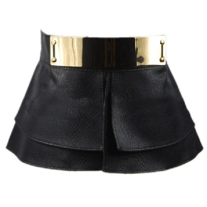 Cinto Pu De Fio De Couro Moda