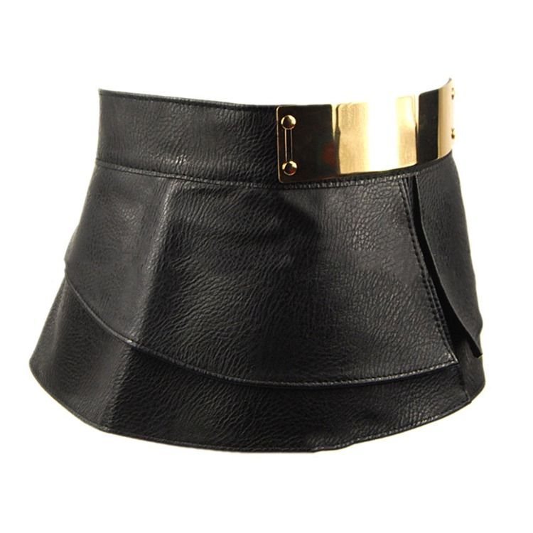 Cinto Pu De Fio De Couro Moda