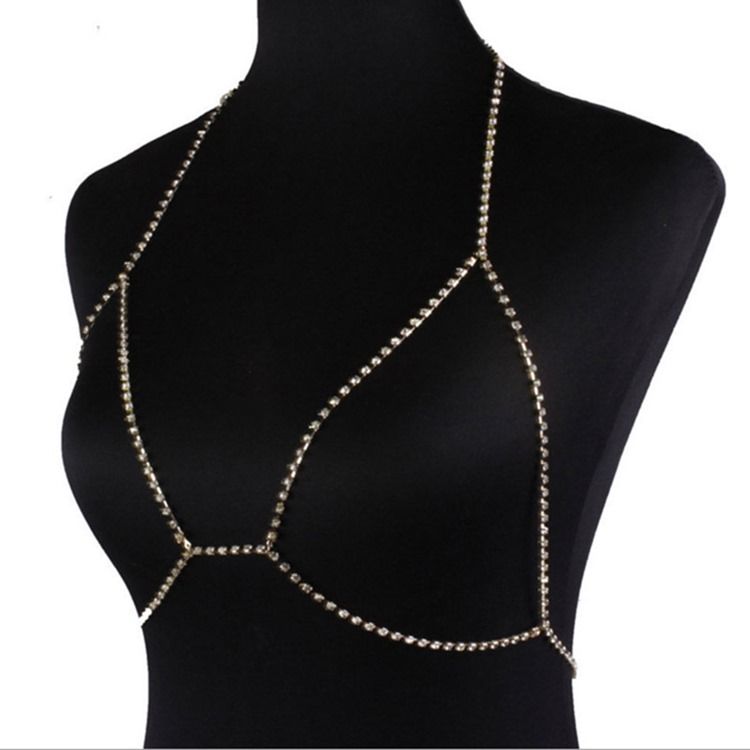 Colar Feminino Com Corrente Corporal