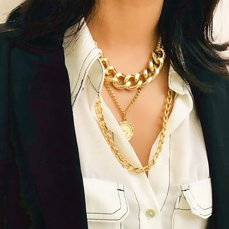 Colar Sexy Golden Hoop