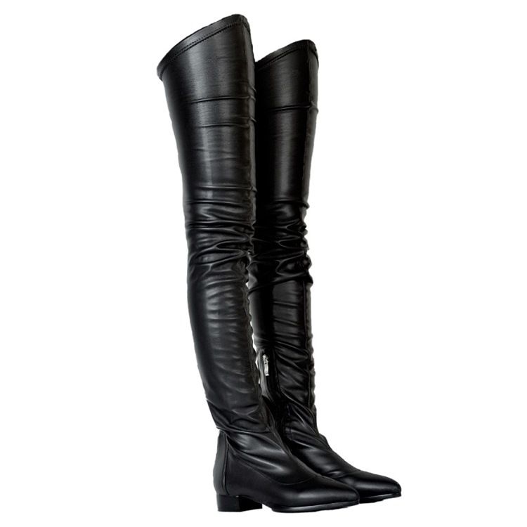 Botas Altas Até A Coxa Femininas Mais Vendidas Outono Inverno