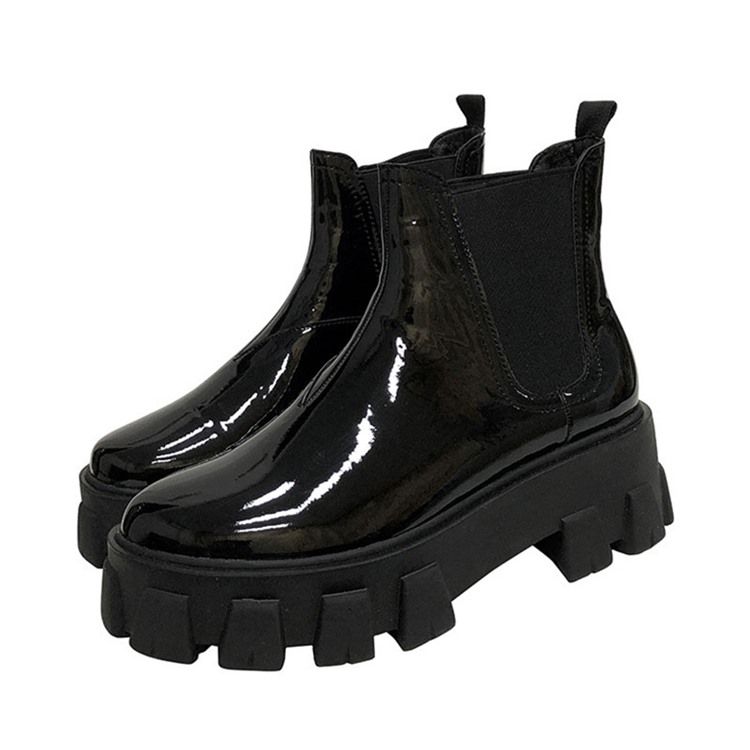 Botas Deslizantes Femininas De Biqueira Redonda Lisa Martin