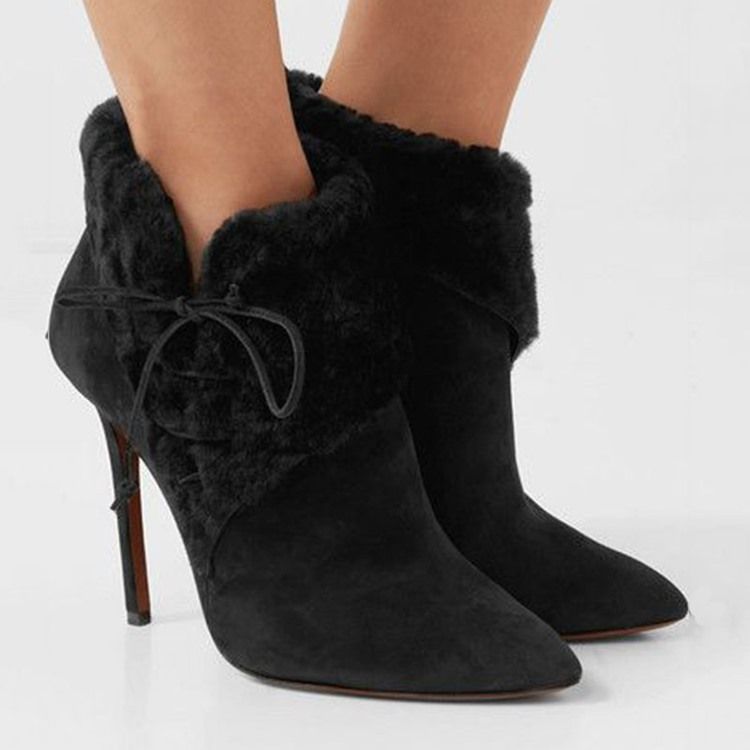Botas Femininas De Salto Agulha Com Bico Fino Personalizadas
