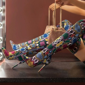 Botas Ocidentais De Salto Agulha Feminino