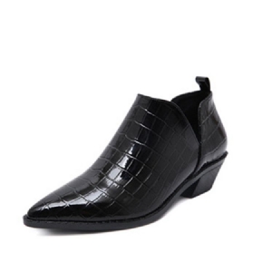 Botas Sensuais Femininas De Salto Liso Com Salto Pontiagudo