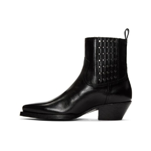 Botas De Tornozelo Casual Simples Deslizantes Femininas Com Dedo Do Pé Pontiagudo