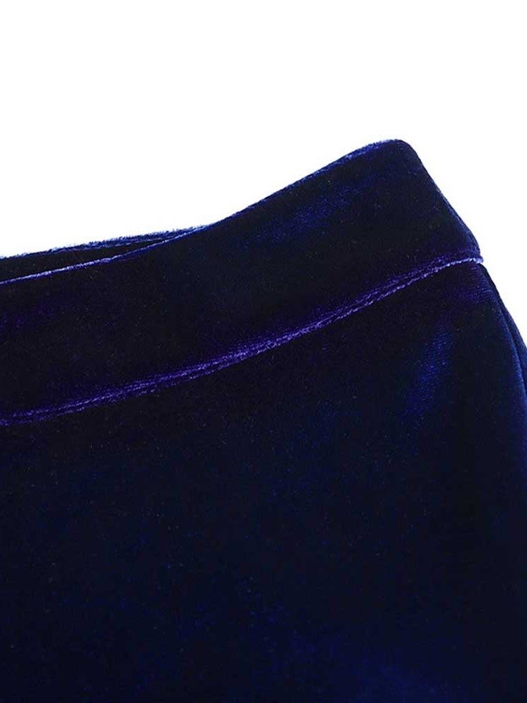 Calça Casual Feminina Com Cintura Alta E Cintura Alta