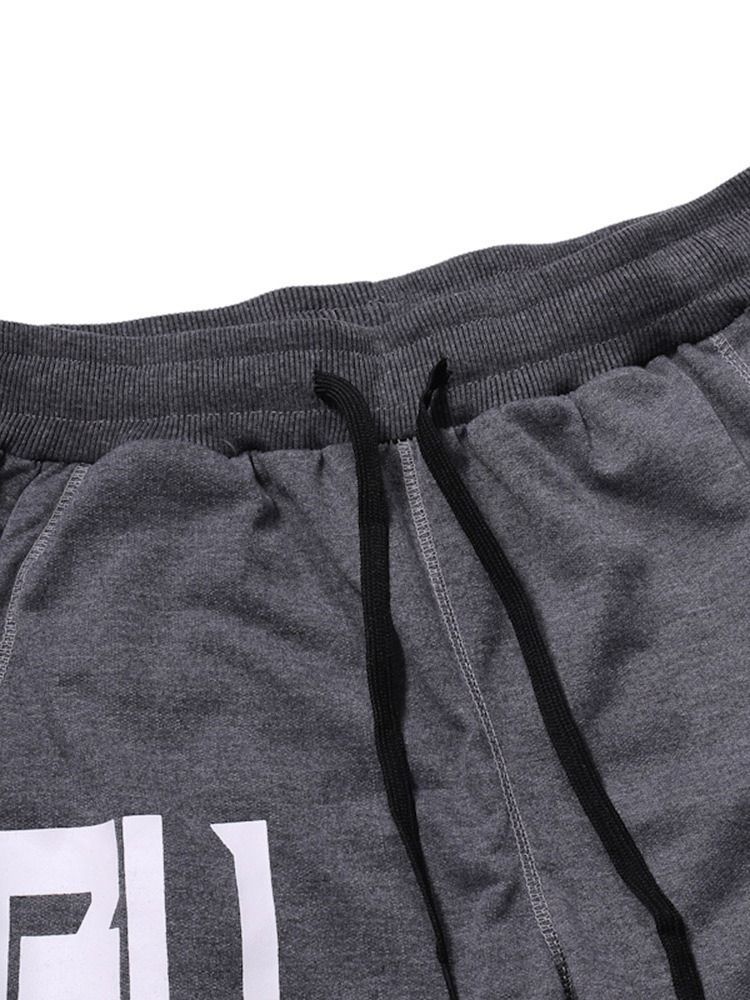 Calça Casual Masculina Com Cintura Média