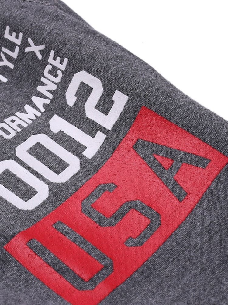 Calça Casual Masculina Com Cintura Média
