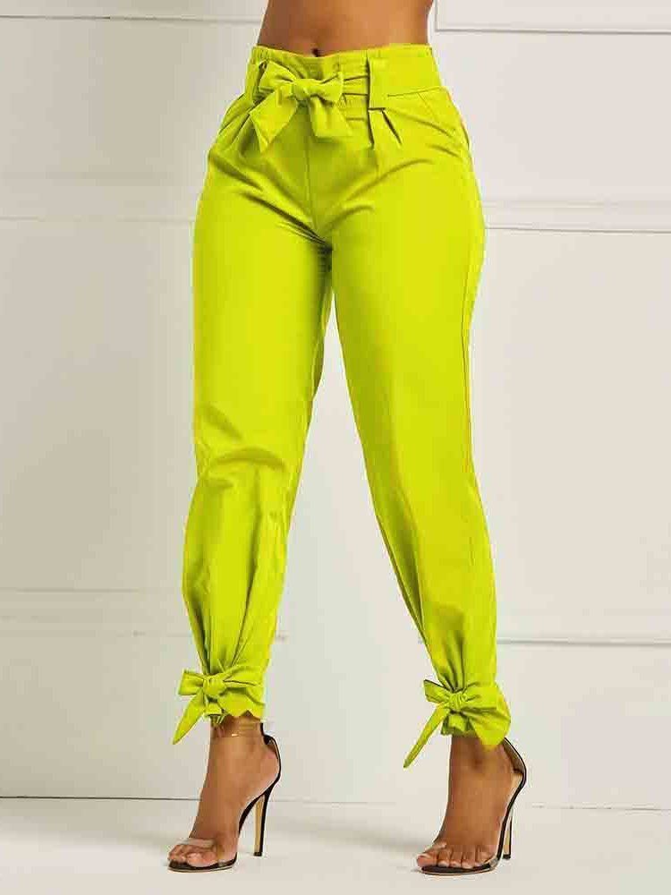 Calça Harem Feminina Simples Solta Com Cintura Alta E Cintura Alta Calça Casual