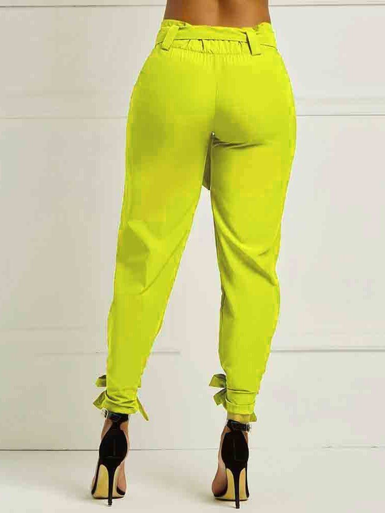 Calça Harem Feminina Simples Solta Com Cintura Alta E Cintura Alta Calça Casual