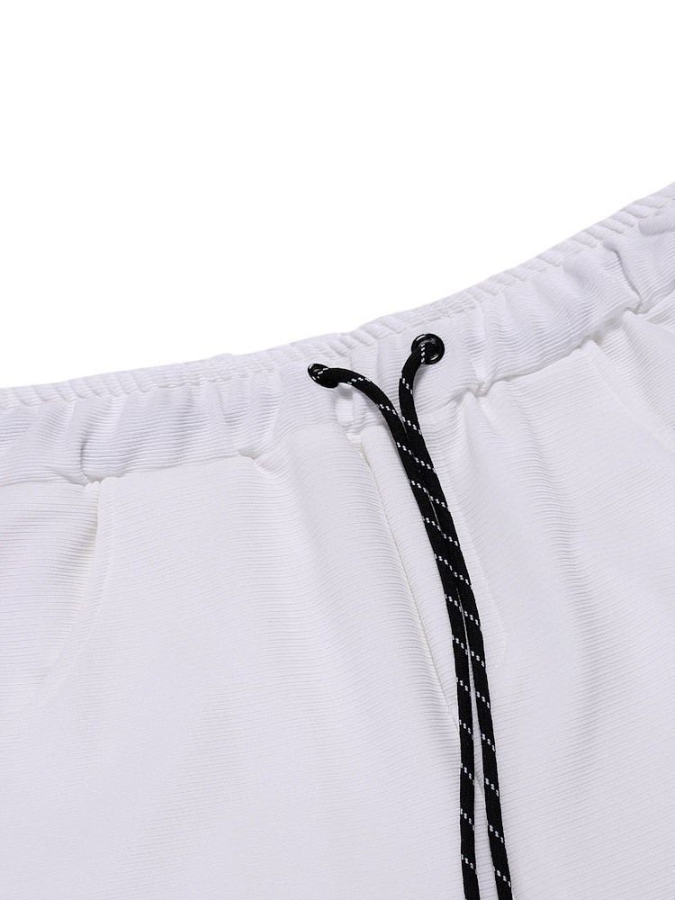 Calça Lápis Com Cadarço Colorido Masculino Calça Esporte Com Cordão Casual