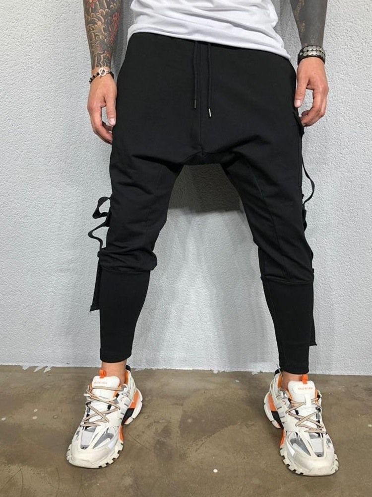 Calça Larga Masculina Com Bolso De Primavera Calça Casual