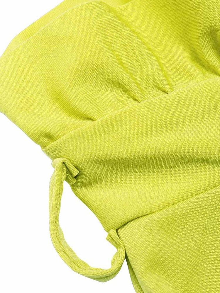 Calça Lisa E Solta Patchwork De Cintura Alta Reta Casual Feminina