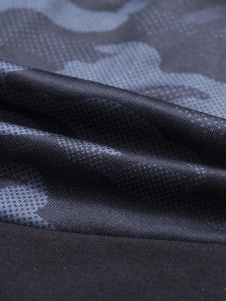 Calças Casuais Masculinas Camufladas Com Cordões