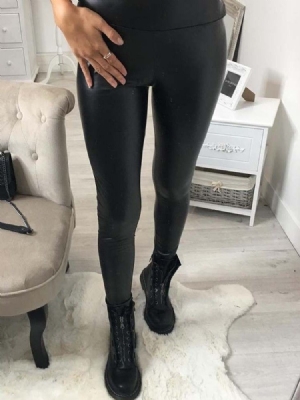 Leggings Moda Feminina Simples Casual De Cintura Alta