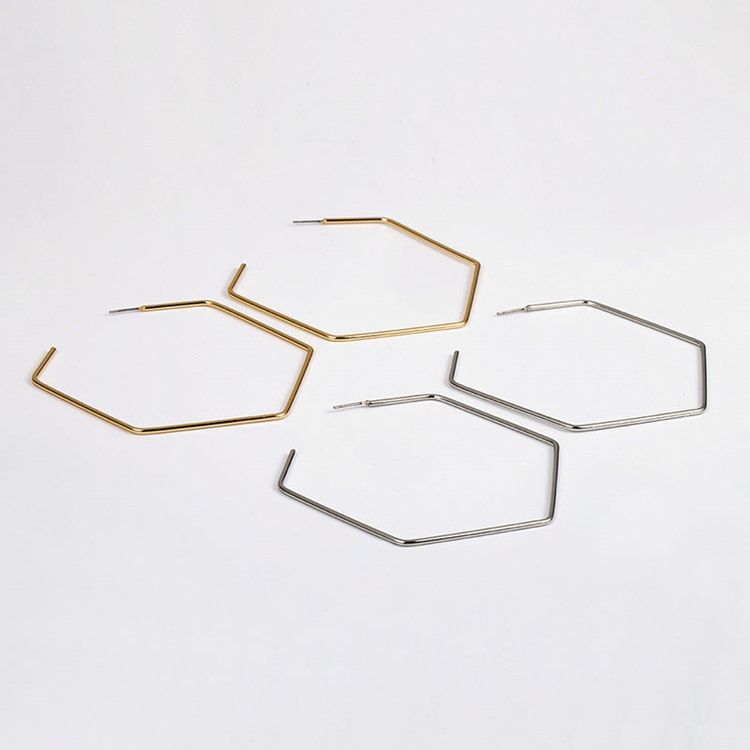 Brincos De Argola De Bronze Liso