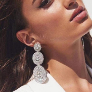 Brincos Diamante Alloy Prom Feminino