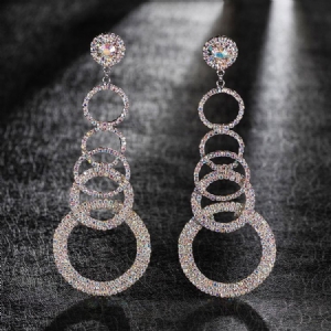 Brincos Diamante De Aniversário Romântico