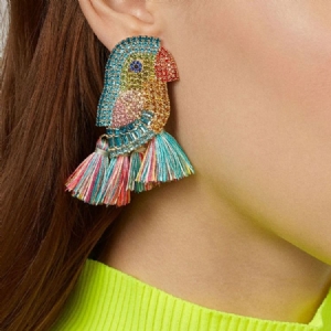 Brincos Diamante Birdie Alloy
