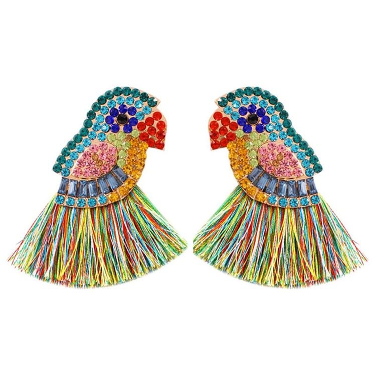 Brincos Diamante Birdie Alloy