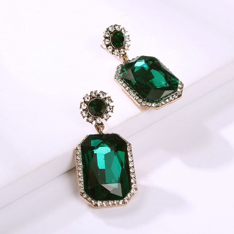 Brincos European Alloy Gems