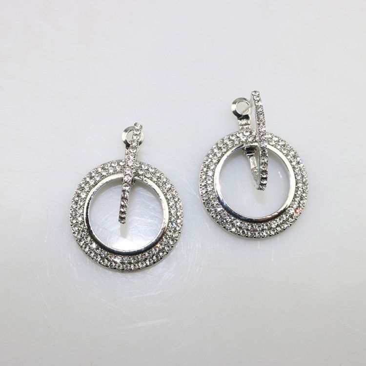 Brincos Femininos Para Presente Da Liga Diamante De Casamento