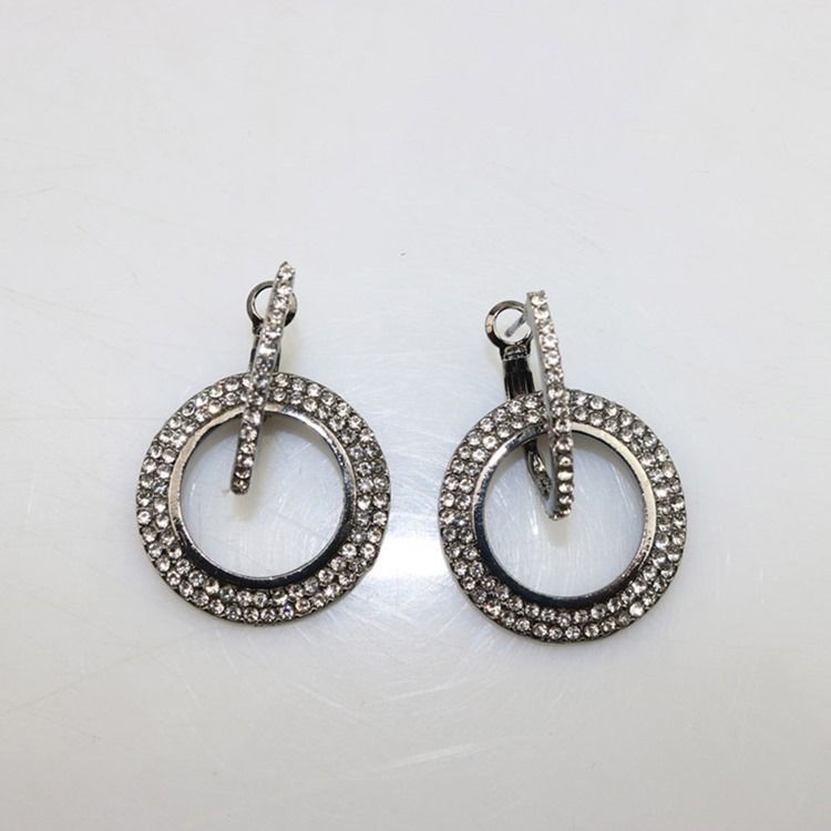 Brincos Femininos Para Presente Da Liga Diamante De Casamento