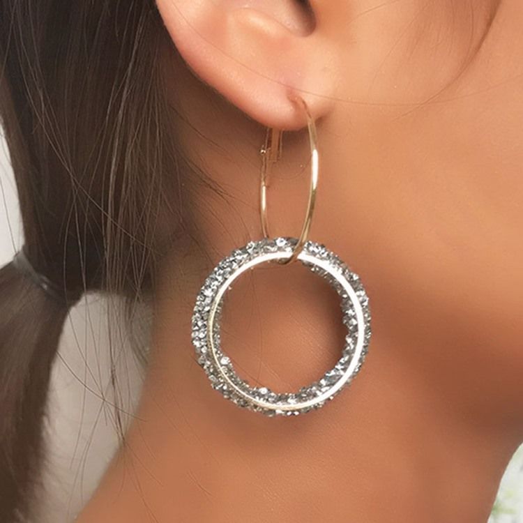 Brincos De Festa Em Liga De Strass
