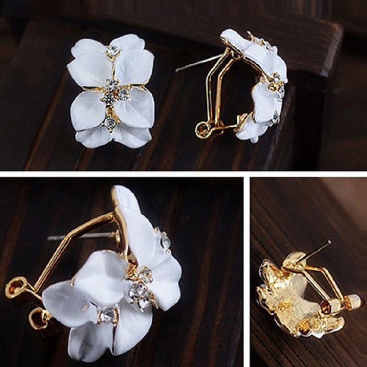 Brincos Sweet Pure Gardenia (preço Do Par)