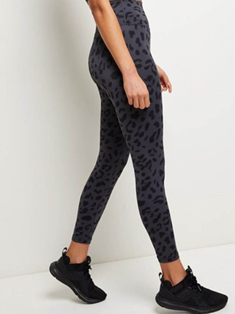 Algodão Leopardo Feminino Mistura Calças Tênis De Secagem Rápida De Verão Calças Yoga Cintura Alta Leggings Tiktok