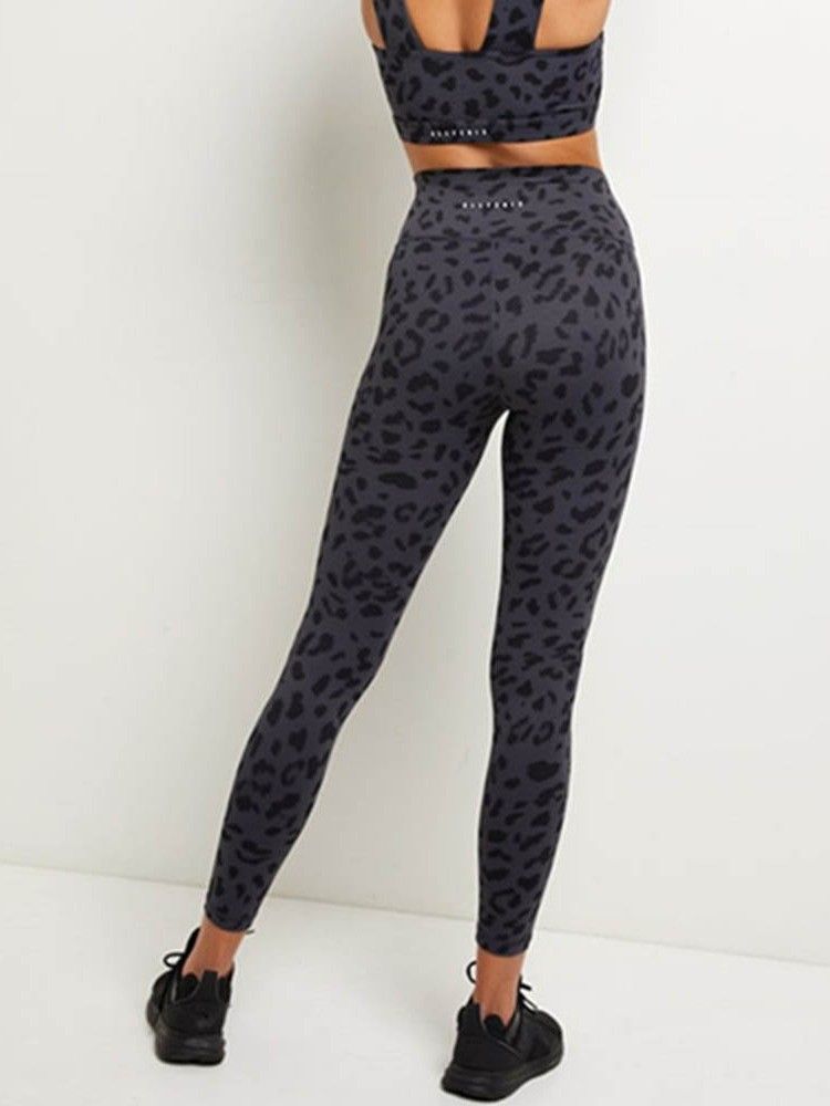 Algodão Leopardo Feminino Mistura Calças Tênis De Secagem Rápida De Verão Calças Yoga Cintura Alta Leggings Tiktok
