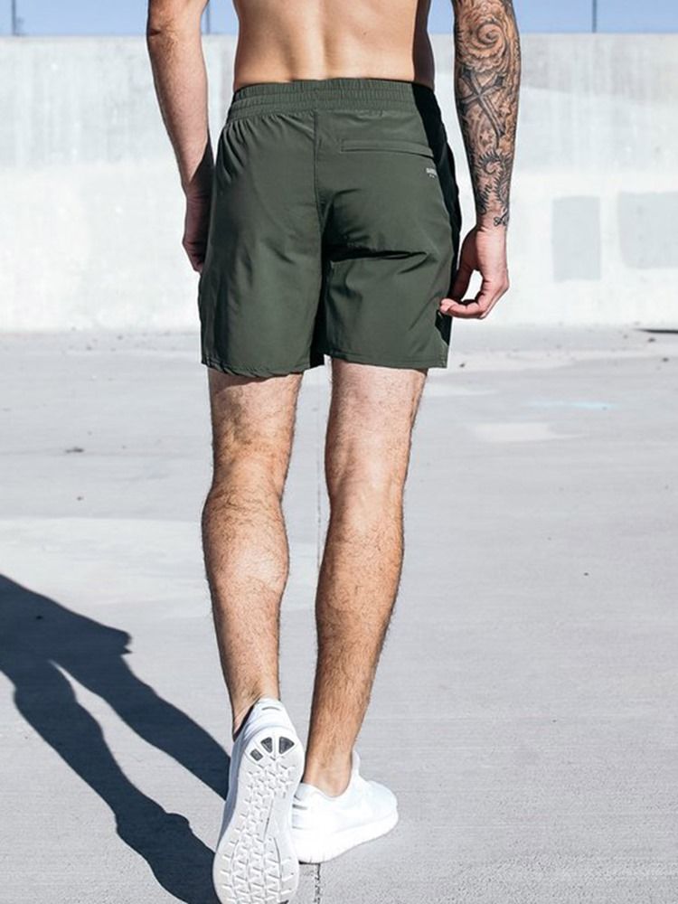 Bolsos Masculinos Calças Shorts Para Corrida De Verão De Secagem Rápida