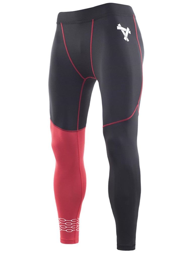 Calça Esporte Masculina Patchwork Color Block