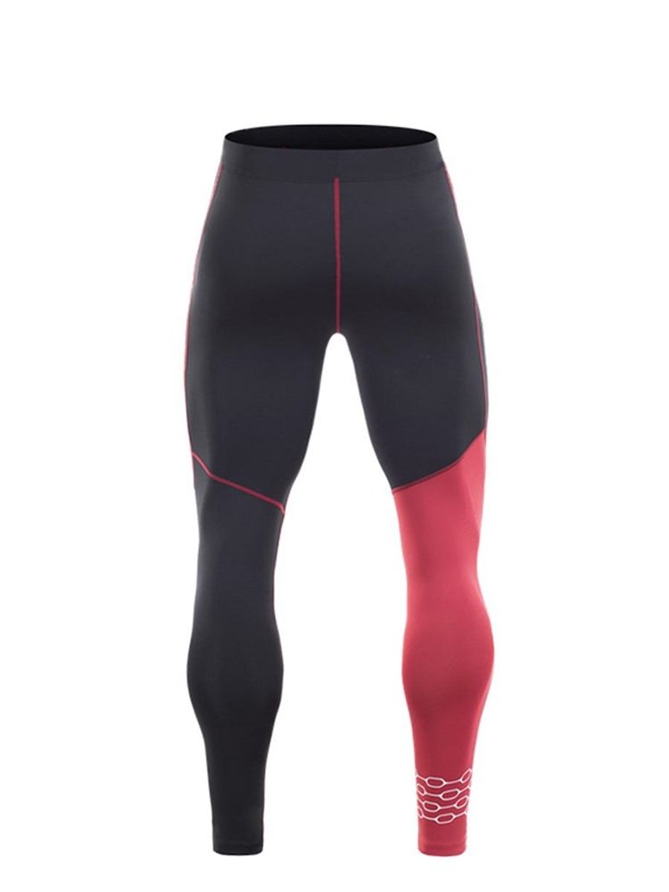 Calça Esporte Masculina Patchwork Color Block