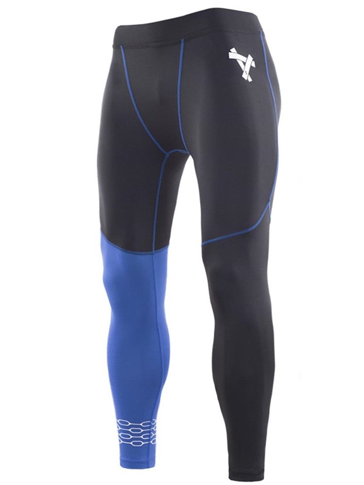 Calça Esporte Masculina Patchwork Color Block