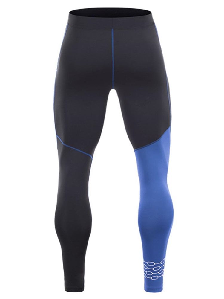 Calça Esporte Masculina Patchwork Color Block