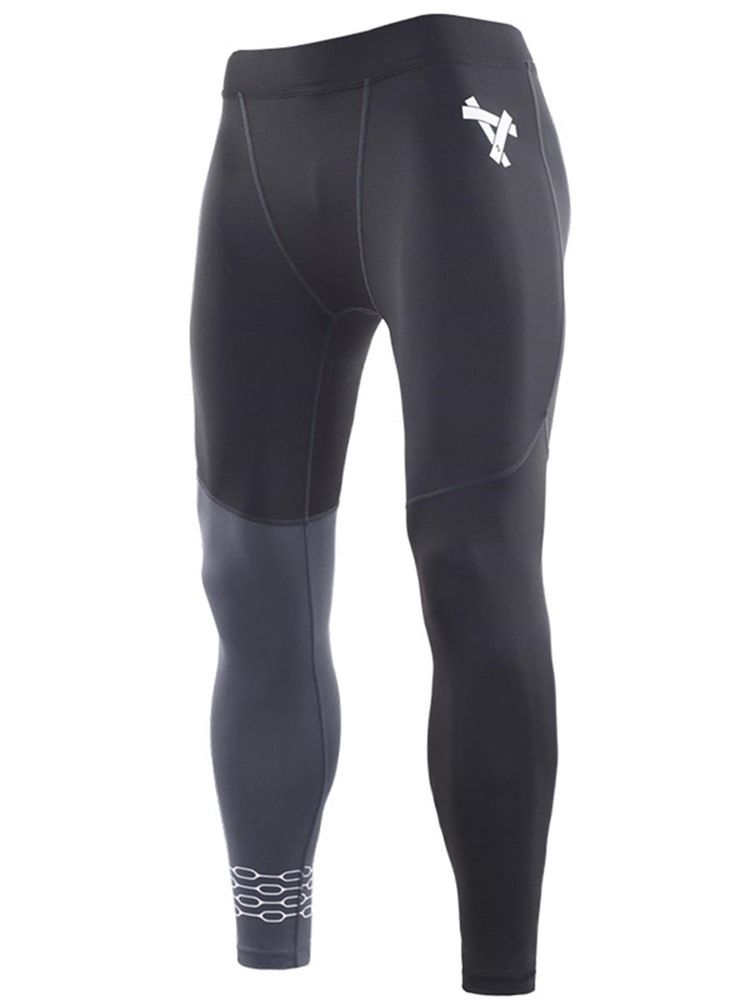 Calça Esporte Masculina Patchwork Color Block